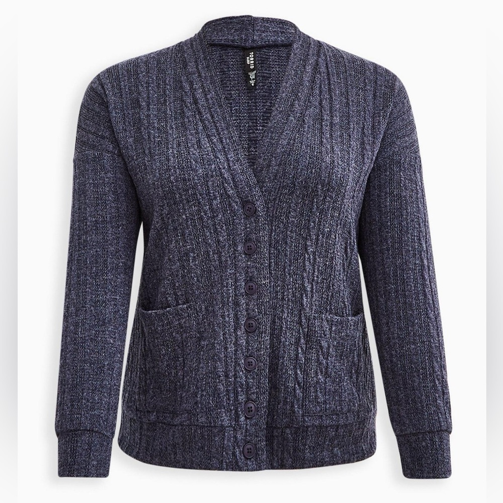 Sweater Cable Lounge Cardigan